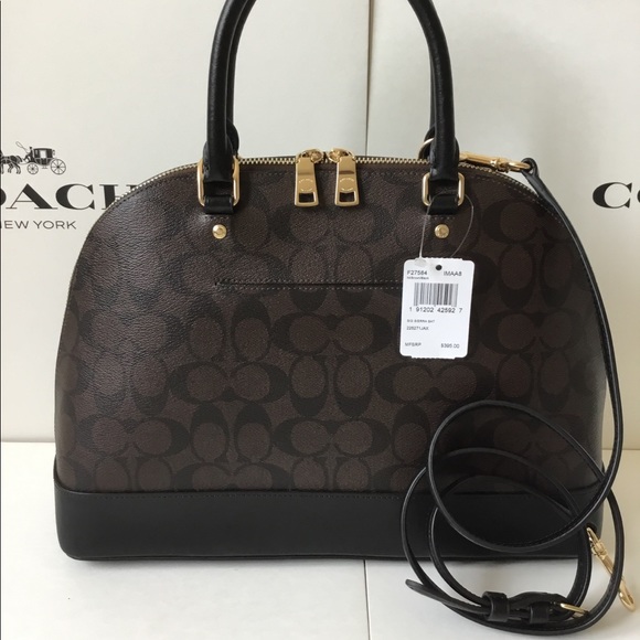 🌷Coach Large Sierra Satchel In Signature NWT. - Picture 6 of 7